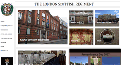 Desktop Screenshot of londonscottishregt.org