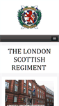 Mobile Screenshot of londonscottishregt.org