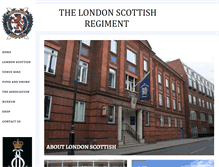 Tablet Screenshot of londonscottishregt.org